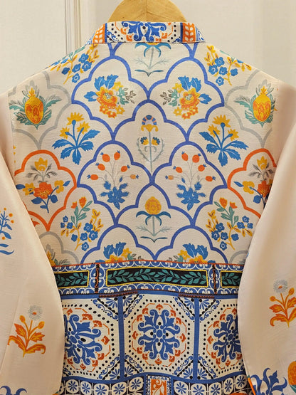 AGHANOOR CHARMEUSE SILK CO-ORD SET