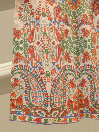 AGHANOOR PURE EMBROIDERED LAWN SHIRT, PANT & SILK DUPATTA