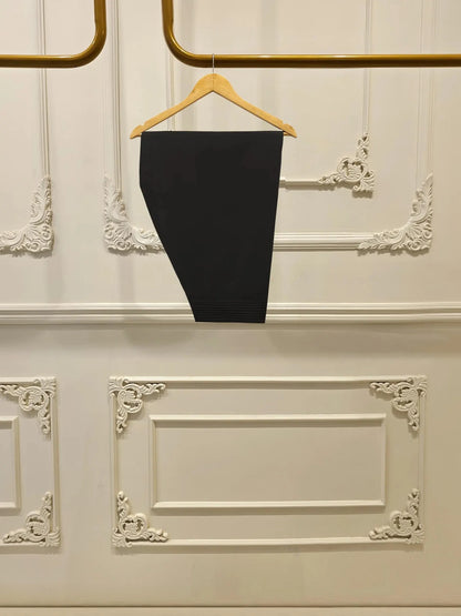 AGHANOOR EMBROIDERED BLACK LAWN SHIRT & PANT
