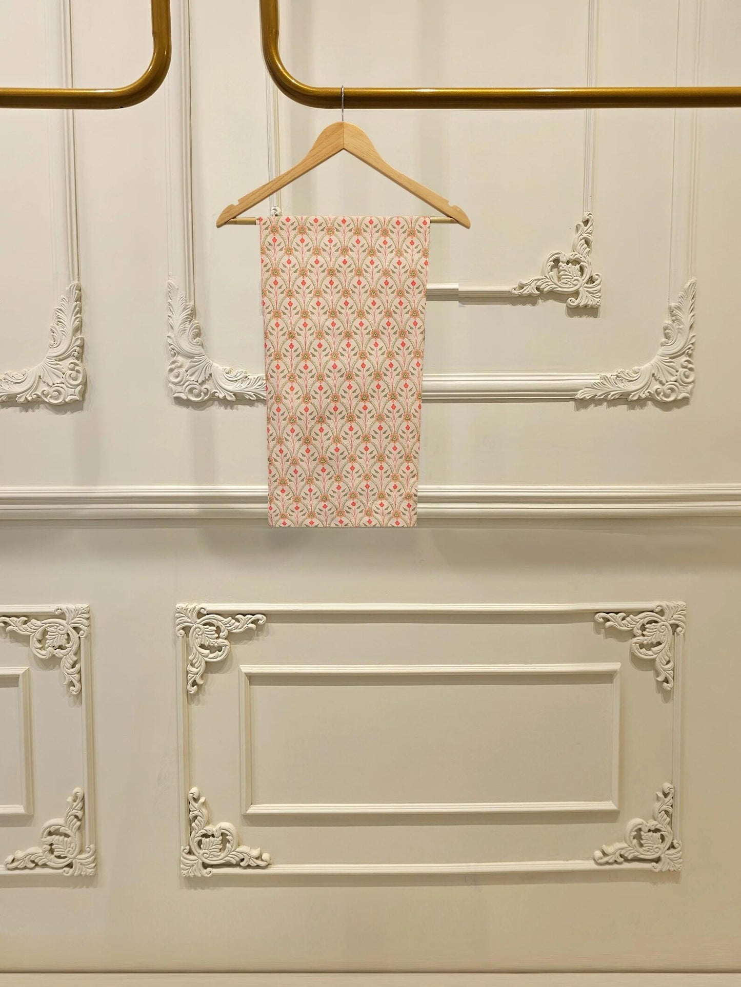 AGHANOOR PURE EMBROIDERED LAWN SHIRT, PANT & SILK DUPATTA