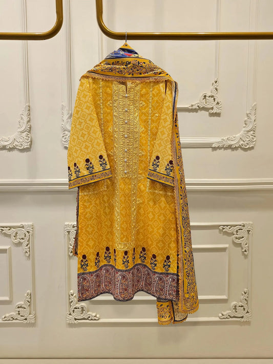 AGHANOOR LAWN 2 PIECE- SHIRT & DUPATTA