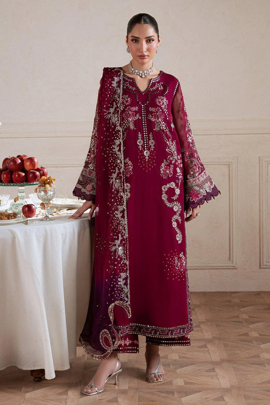 NUREH AMAYA LUXURY EMBROIDERED CHIFFON 3 PIECE-FESTIVE COLLECTION