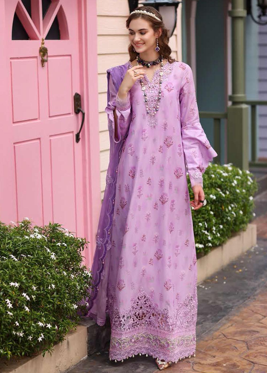 Noor by Saadia Asad Luxe Embroidered 3 Piece Suit