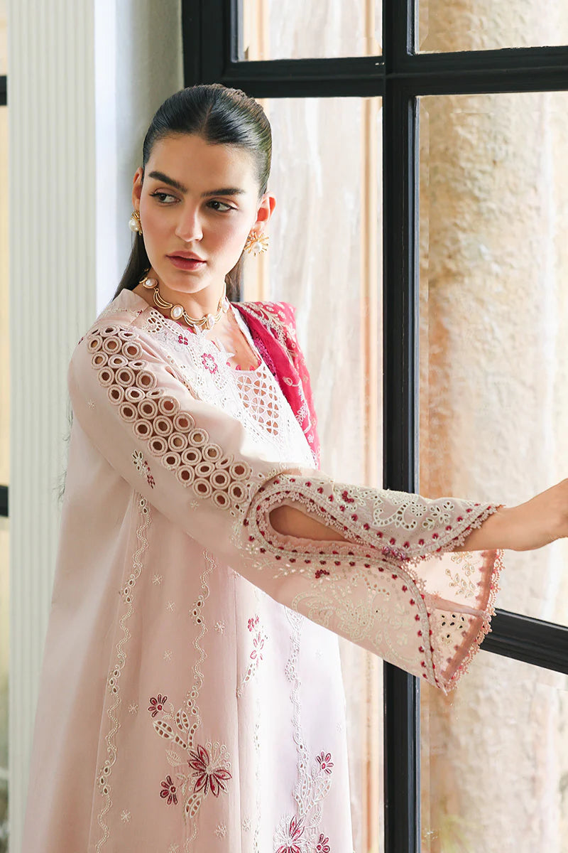 Qalamkar Casual Pret Embroidered Lawn 3 Piece Suit-Reyna