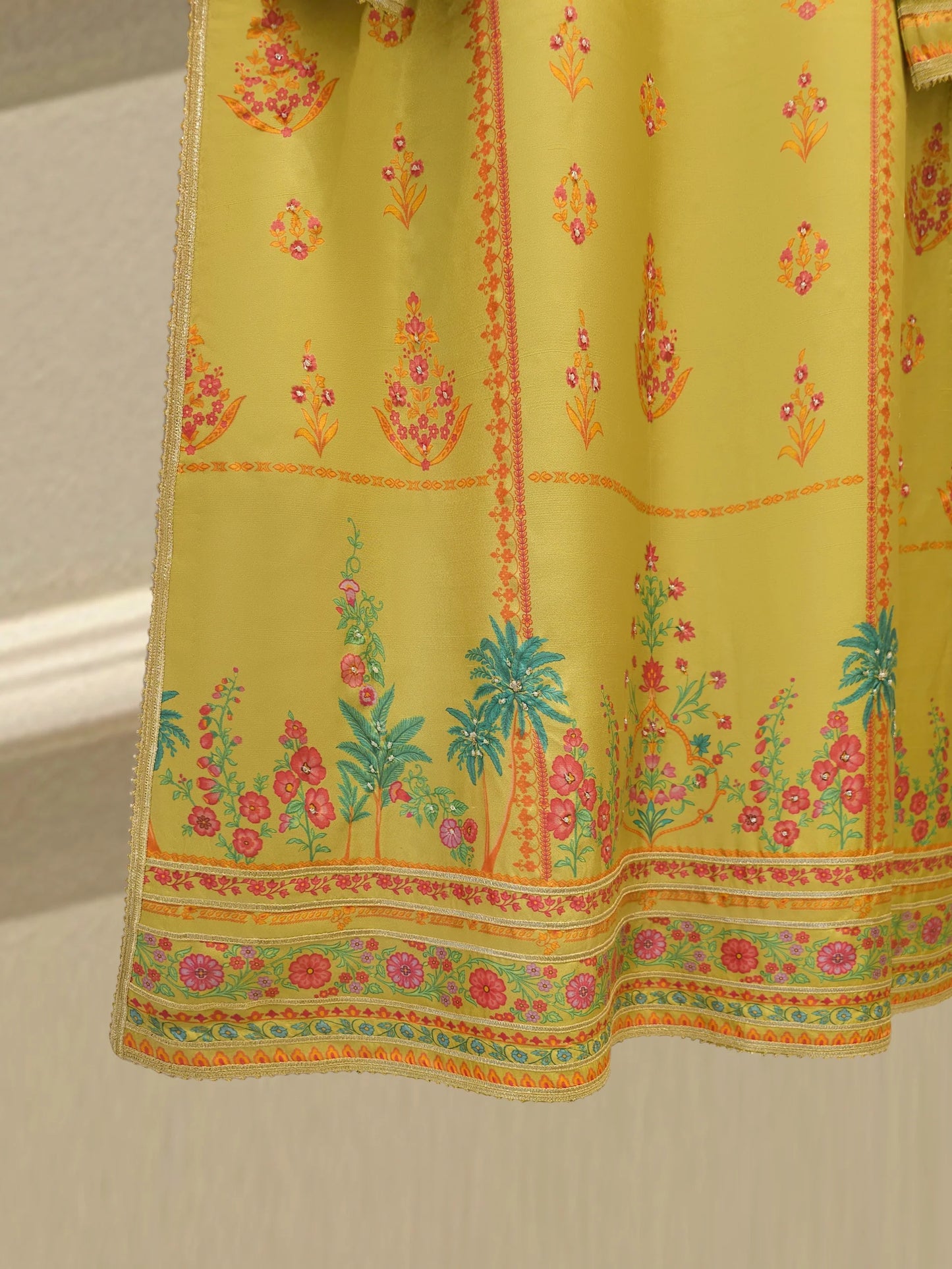 Aghanoor 100% Pure Raw Silk Embroidered 3 Piece Suit