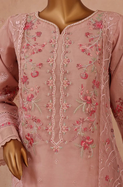 Sadabahar Embroidered Organza 3 Piece Suit