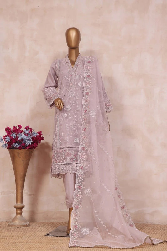 Sadabahar Embroidered Organza 2 Piece Suit