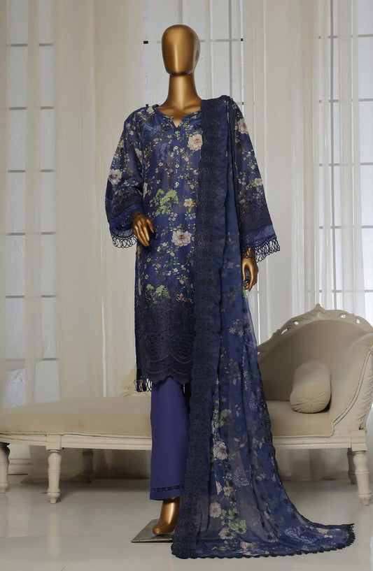 Sadabahar Laser Fusion Chikankari Lawn