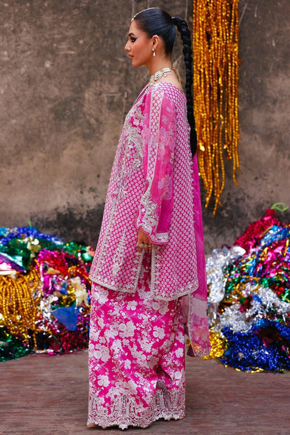 CHARIZMA VASAL READY TO WEAR LUXURY EMBROIDERED CHIFFON 3 PIECE