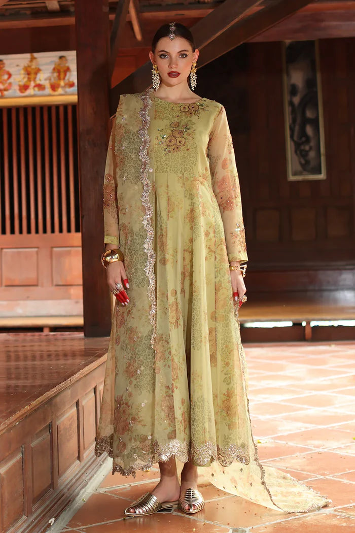 Charizma Mi Amor Embroidered Organza 3 Piece Suit