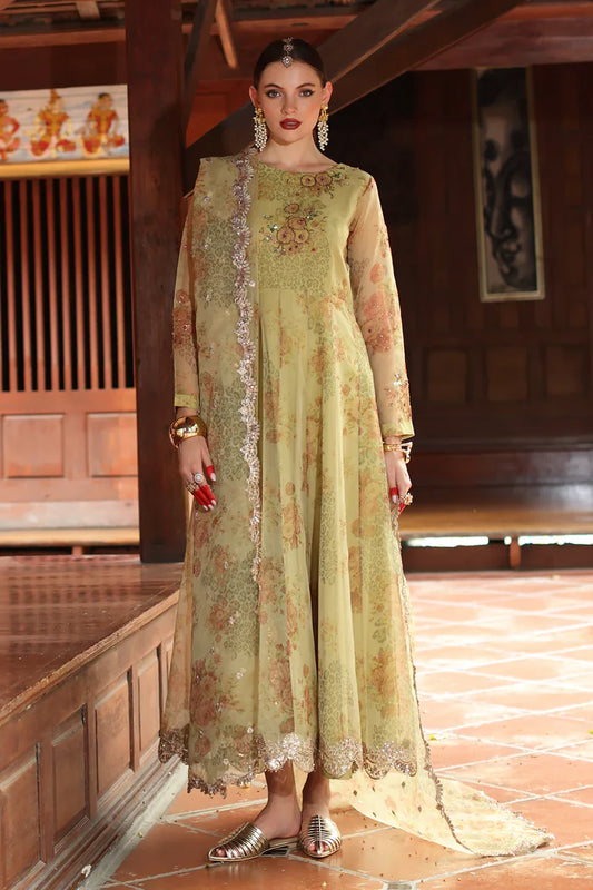 Charizma Mi Amor Embroidered Organza 3 Piece Suit