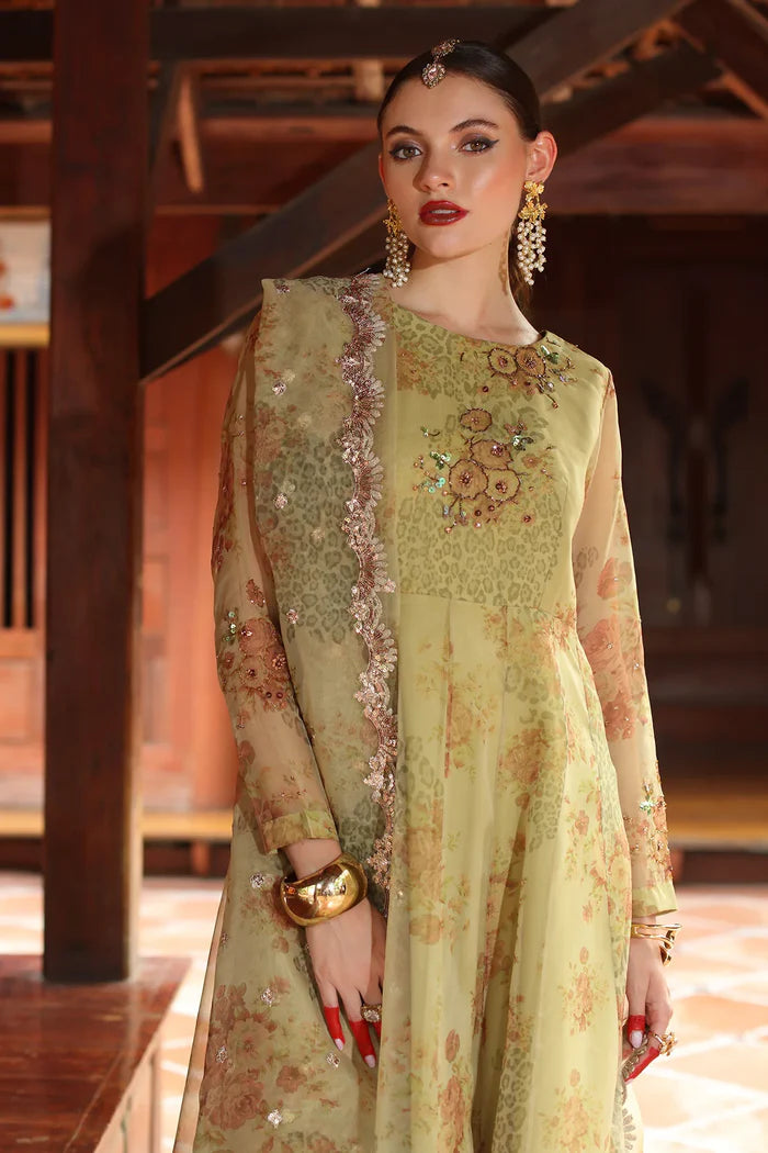 Charizma Mi Amor Embroidered Organza 3 Piece Suit
