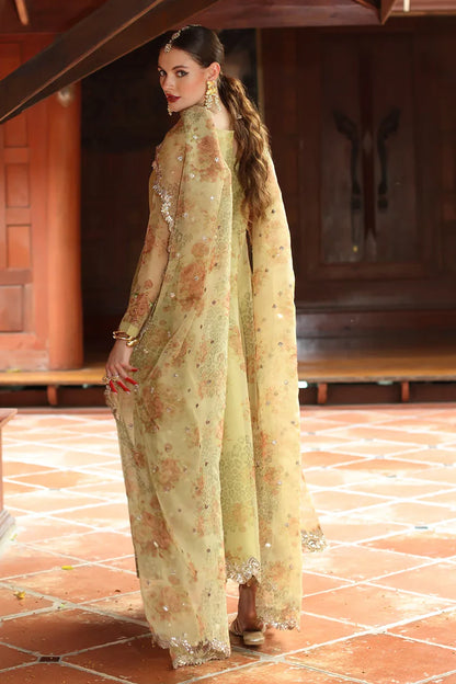 Charizma Mi Amor Embroidered Organza 3 Piece Suit